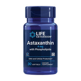 Life Extension Astaxanthin with Phospholipids – Antioxidant Support, Eye Health– 30 Softgels